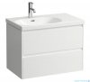 Laufen Lani szafka pod umywalkę 73x44cm biały połysk H4035921122611